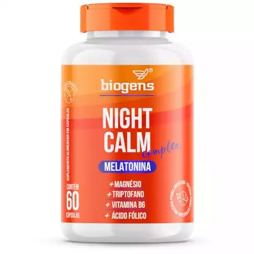 Night Calm Complex Melatonina (60 cápsulas) Biogens