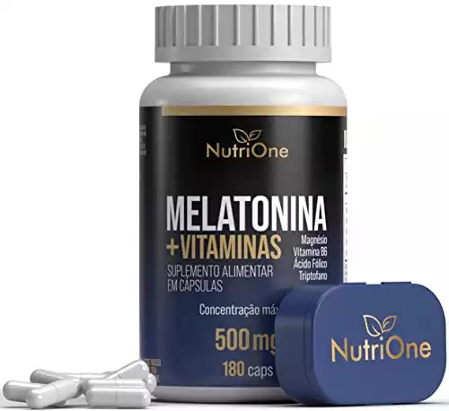 Melatonina (180 cápsulas) Nutrione